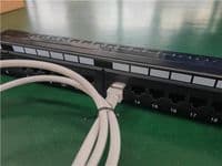 Патч-панель 2E САТ 6, UTP, 19", 1U, 24 порта, собрана