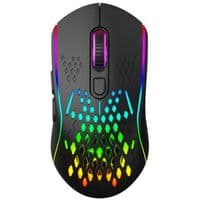 Мышка XTRIKE ME GW-611, игровая беспроводная 8000dpi., 7кн., RGB, черная