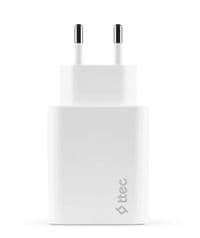 Мережевий зарядний пристрій Ttec SmartCharger Duo PD USB-C 40W White (2SCS27B)