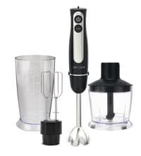 Блендер Ardesto занурювальний HBG-800BDWHCH, 800Вт, 3в1, чаша-600мл, чорно-сріблястий