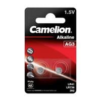 Батарейка CAMELION AG3 Button cell BP2 2шт (C-12050203)