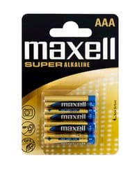 Батарейка MAXELL LR03 SUPER 4PK BLISTER 4шт (M-790336.04.EU)