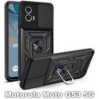 Чохол до мобільного телефона BeCover Military Motorola Moto G53 5G Black (709984)