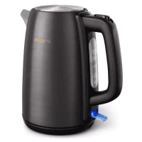 Електрочайник Philips Viva Collection, 1.7л, Strix, метал, чорно-мідний