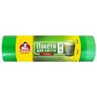 Пакеты для мусора С затяжками 60 л 15 шт. (4820012347155)