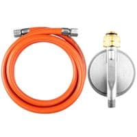 Комплект для підключення газового обладнання Neo Tools, редуктор 3кг/г тип KLF, шланг 1.5м