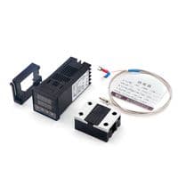 Контроллер температуры + твердотельное реле REX-C100FK07-V*AN+BRM-40DA+M6