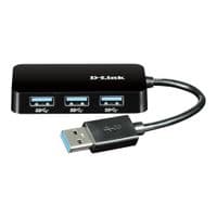 USB-хаб D-Link DUB-1341 4port USB 3.0 компактный, без блока питания