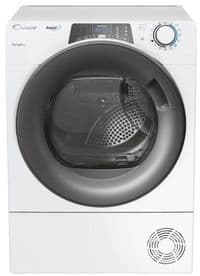 Сушильная машина Candy тепловой насос, 7кг, A++, 46,5см, дисплей, Wi-Fi+Bluetooth, люк серый, белый