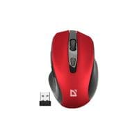 Миша DEFENDER (52052) Prime MB-053, 6D, 800-1600dpi, RED, wireless, silent