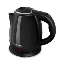 Электрочайник из нержавеющей стали 1L, Black, 1350W, обменная гарантия EKK128K Kettle Parana 1.0 L