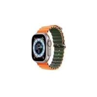 Ремінець для годинника Apple Watch Ocean two-tone 42/44/45/49mm 23.Orange-Khaki