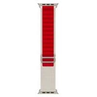 Ремінець для годинника Apple Watch Alpine Loop 42/44/45/49mm 5.Red-White