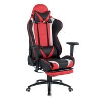 Кресло офисное Special4You ExtremeRace black/red with footrest
