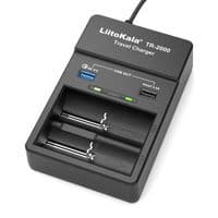 Зарядний пристрій універсальний Liitokala Lii TR-2000 + USB1-QC 3.0, USB2-5V 2.4 A