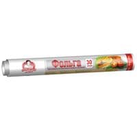 Фольга алюминиевая Помощница 9 мкм 28 см х 30 м (4820012341511)