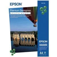 Папір Epson A4 Premium Semigloss Photo Paper, 20арк.