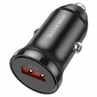Зарядное устройство для BOROFONE BZ18 single port QC3.0 car charger USB Black (BZ18B)