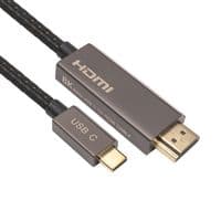 Кабель PowerPlant USB Type-C - HDMI, 8K, 2м
