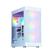 Корпус Zalman I4 TG, без БП, 2xUSB3.0, 1xUSB2.0, 4x140мм RGB, VGA 320мм, LCS ready, TG Side Panel, ATX, белый