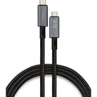Дата кабель USB4 Type-C to Type-C 0.8m 240W 40GBps 8K60Hz Nylon Vinga (VCPDCU4)