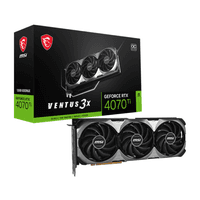 Видеокарта MSI GeForce RTX 4070 Ti VENTUS 3X E1 12G OC