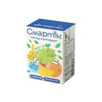Сок детский Смартик мультифруктовый с мякотью 200 мл (4840748006065)