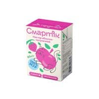Сок детский Смартик яблочно-клубничный с мякотью 200 мл (4840748006072)