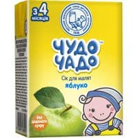 Сок детский Чудо-Чадо Яблочный осветленный 200 мл (4820003687703)