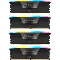 Пам'ять для настільних комп'ютерів Corsair DDR5, 6000MT/s 96GB 4x24GB DIMM, Unbuffered, 30-36-36-76, Std PMIC, XMP 3.0, VENGEANCE RGB DDR5 Black Heatspreader, 1.4V EAN: 0840006676720