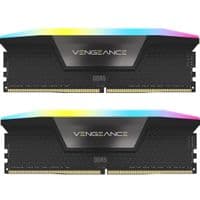Пам'ять для настільних комп'ютерів Corsair DDR5, 5600MT/s 64GB 2x32GB DIMM, Unbuffered, 40-40-40-77, Std PMIC, XMP 3.0, VENGEANCE RGB DDR5 Black Heatspreader, Black PCB, 1.25V EAN: 0840006679660