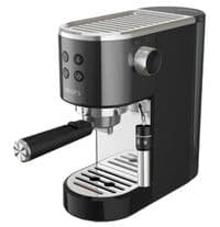 Кофеварка Krups рожковая Virtuoso+, 1л, молотая, ручной капуч, 15 бар, черный