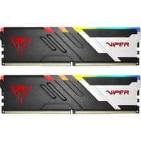 Пам'ять 16Gb x 2 (32Gb Kit) DDR5, 6000 MHz, Patriot Venom RGB, Black, 36-36-36-76, 1.35V, з радіатором (PVVR532G600C36K)