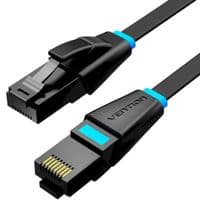 Кабель Vention Flat Cat.6 UTP Patch Cable 5M Black (IBJBJ)
