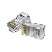 Конектор Vention Cat.6 UTP RJ45 Modular Plug Transparent 10 Pack (IDDR0-10)