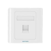 Розетка мережі Vention 1 Port keystone Jack Wall Plate White 86 Type (IFAW0)