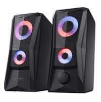 Колонки 2.0 Trust GXT 606 JAVV, Black, 6 Вт, 3.5 мм, питание от USB, RGB подсветка, 1.8 м (25108)