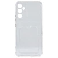 Накладка силіконова для смартфона Samsung A34 5G, with pocket, Transparent