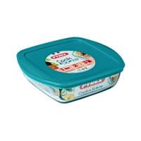 Форма для выпечки Pyrex CookStore с крышкой квадратная 22 х 22 х 7 см 2.2 л (212P000/7645)