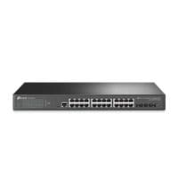 24-портовий керований комутатор JetStream Gigabit  L2+ із 4 слотами 10GE SFP+ і блоком живлення UPS T TL-SG3428X-UPS