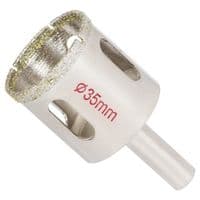 Коронка Sigma алмазная по керамике и стеклу 35мм (1541351)