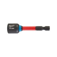 Головка магнитная Milwaukee 1/4", шестигранная, 10 мм Shockwave, ударопрочная (4932492441)