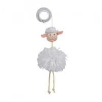 Игрушка для кошек Trixie Овца с погремушкой на резинке 20 см (плюш) (4011905455600)