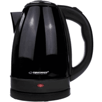 Электрочайник из нержавеющей стали 1,8L, Black, 180 0 Вт, обменная гарантия EKK113K Kettle Victoria 1.8 L