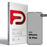 Скло захисне Armorstandart Pro Anti-spy Matte Apple iPhone 15 Plus Black (ARM73173)