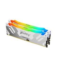 Пам'ять для настільних комп'ютерів  Kingston 32GB 7200MT/s DDR5 CL38 DIMM (комплект з 2) FURY Renegade RGB білий XMP, EAN: 740617333541