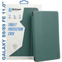 Чехол для планшета BeCover Soft Edge stylus holder Samsung Tab S9 (SM-X710/SM-X716)/S9 FE (SM-X510/SM-X516B) 11.0" Dark Gre (710440)