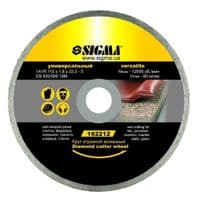 Круг отрезной Sigma алмазный универсальный 230x2.4x22.2мм, 6600об/мин (1922171)