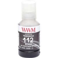 Чорнило WWM Epson L11160/6490 №112 140г Black pigmented (E112BP)