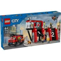 Конструктор LEGO City Пожарное депо с пожарной машиной